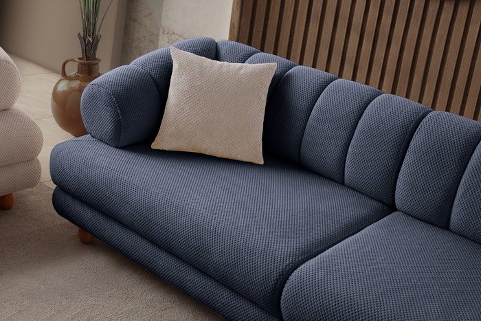 Atelier Del Sofa Gloria - Sofá de 3 plazas Azul marino